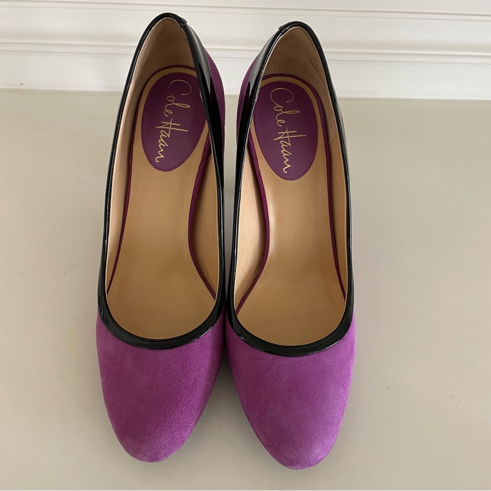 Cole Haan | Purple Suede Pumps - women’s 6.5